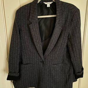 Old Navy Herringbone Tweed Oversized Patterned Blazer Size Large